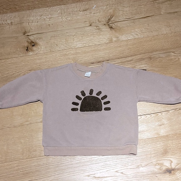 Amazon sun sweatshirt brown / tan VGUC 18 months - Picture 4 of 4